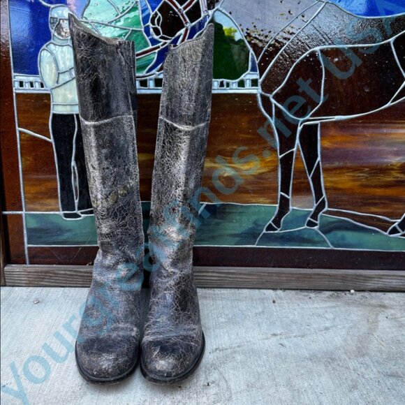 Steven Madden Reins Distressed Leather “Riding” Boots Size 7 - Picture 11 of 11